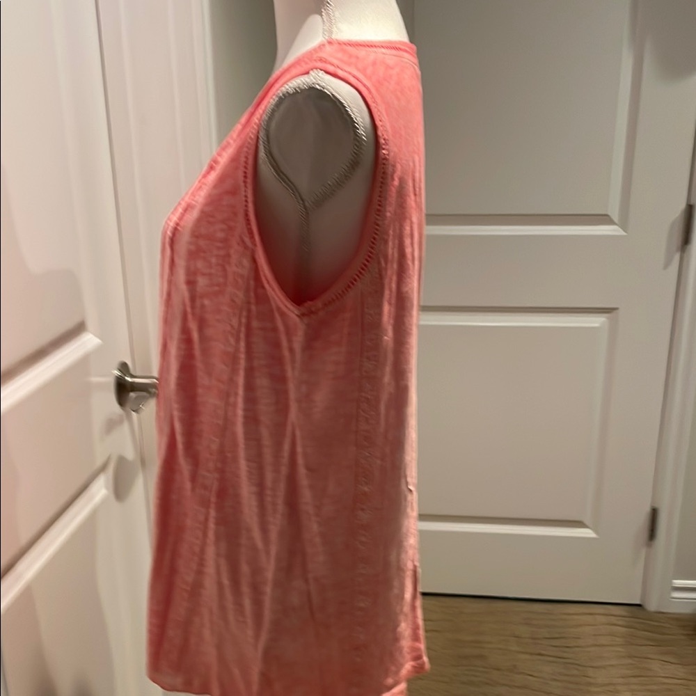 Soft Surroundings Pink Tank Top with Pintuck Details - Picture 3 of 10
